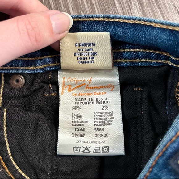 Citizens of Humanity Ingrid Low Waist Flare Jeans Women’s Size 27 - Picture 11 of 11